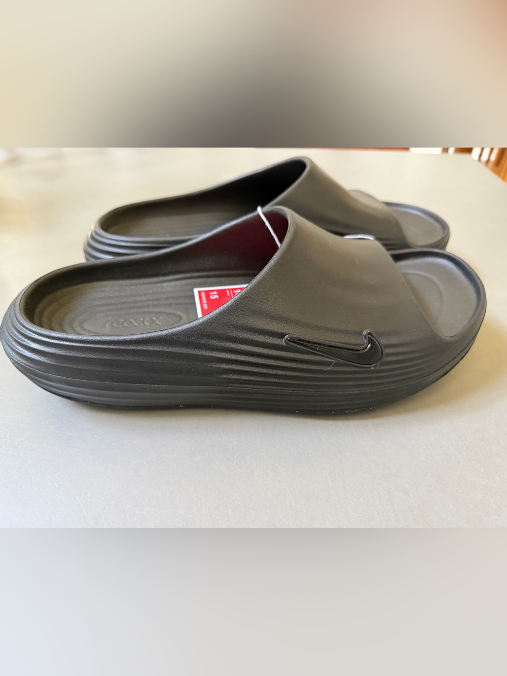 Nike Reactx slides size 14 NWT